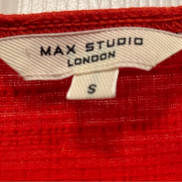 Red-Orange / Burnt Orange Sun Dress - Max Studios - Picture 3 of 6